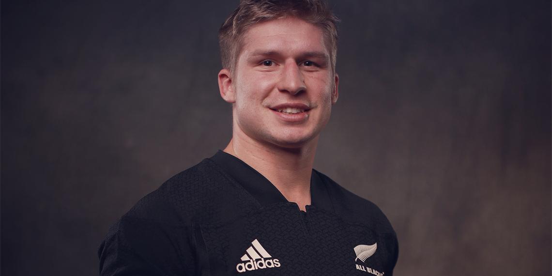 Jack Goodhue of the All Blacks