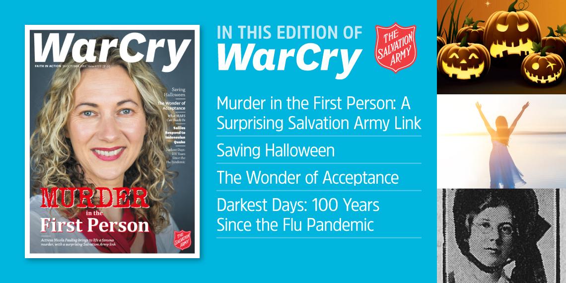 20 October 2018 War Cry cover image